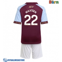 Fotballdrakt Barn Aston Villa Ian Maatsen #22 Hjemmedraktsett 2025-26 Kortermet (+ Korte bukser)